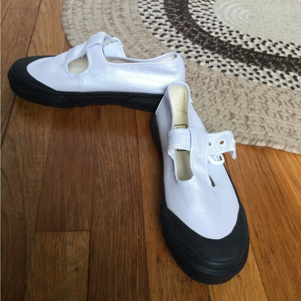 Vans Silver Mary Jane Creepers